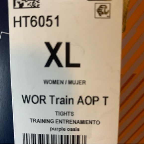 High-Rise Training Tights Color:Purple Oasis Size:XL NWT - Picture 7 of 8